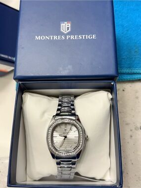 Invicta Montres Prestige Silver Crystal-Accent Women's Watch 32mm